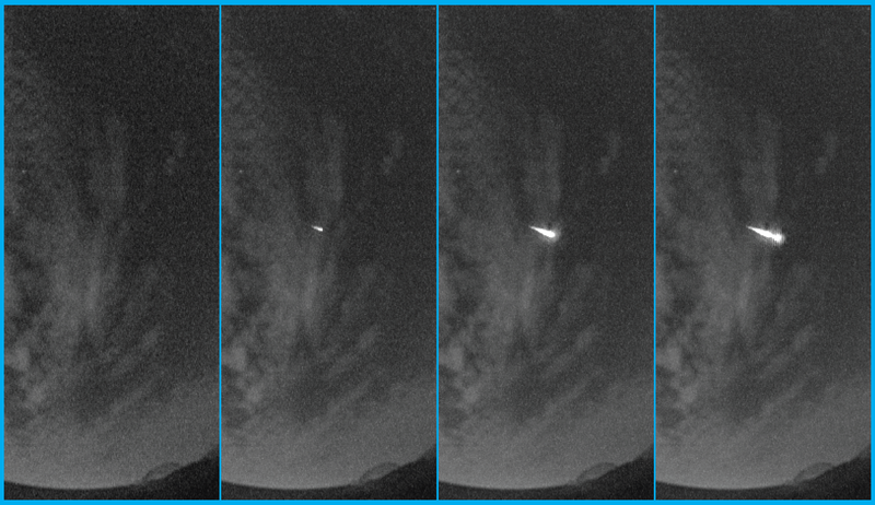 Long exposure of Lyrid fireball / NASA